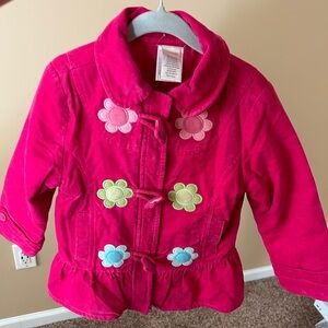 Gymboree Girls Velvet Jacket- 3/4 Yrs Old